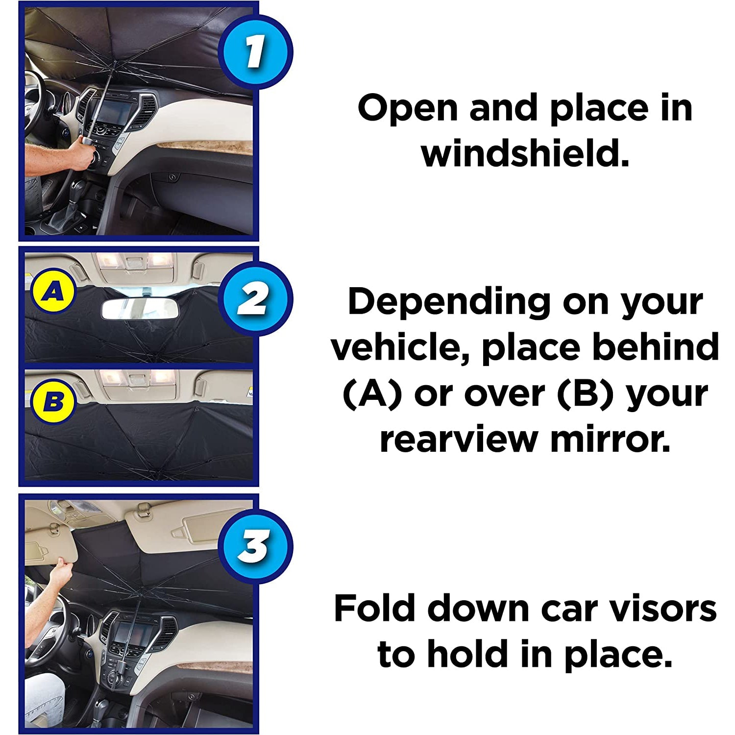 0519 Windshield Umbrella Sun Shade Cover Visor Sunshades Reviews Automotive Front Sunshade Fits Foldable Windshield Brella Various Heat Insulation Shield for Car DeoDap 0519 Windshield Umbrella Sun Shade Cover Visor Sunshades Reviews Automotive Front Sunshade Fits Foldable Windshield Brella Various Heat Insulation Shield for Car DeoDap
